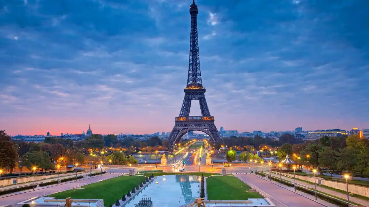 Beautiful view of Eiffel Tower, Paris, France at sunrise - Fly and Swap Vacation