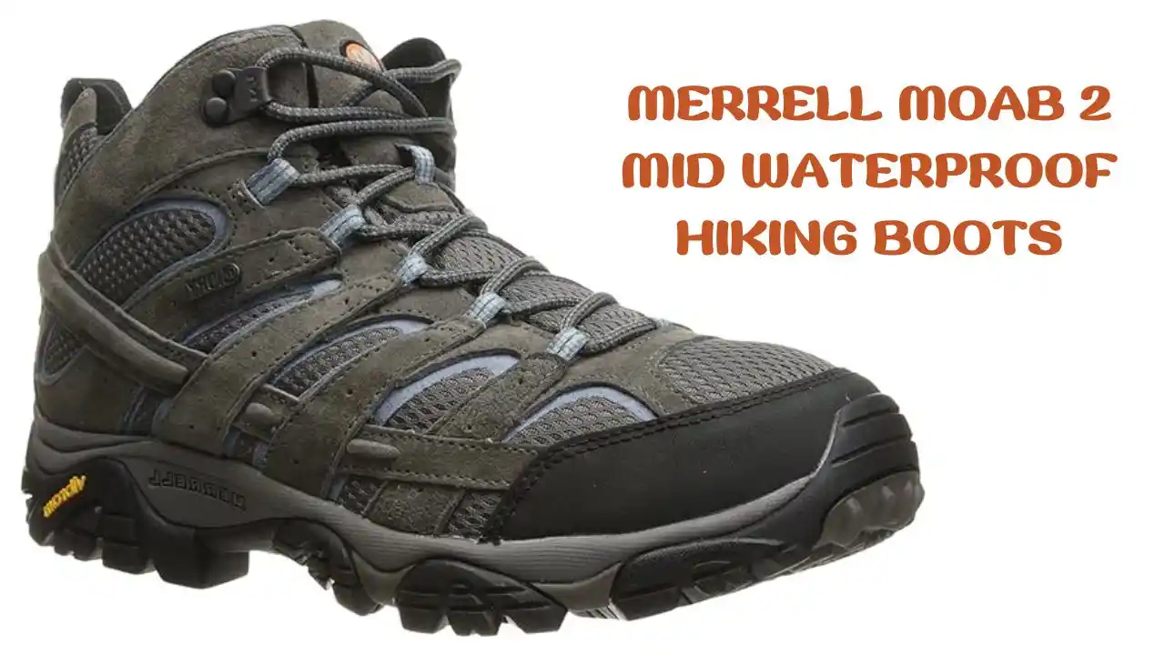 Merrell Moab 2 Mid Waterproof Hiking Boots - Best Hiking Boots for Flat Feet