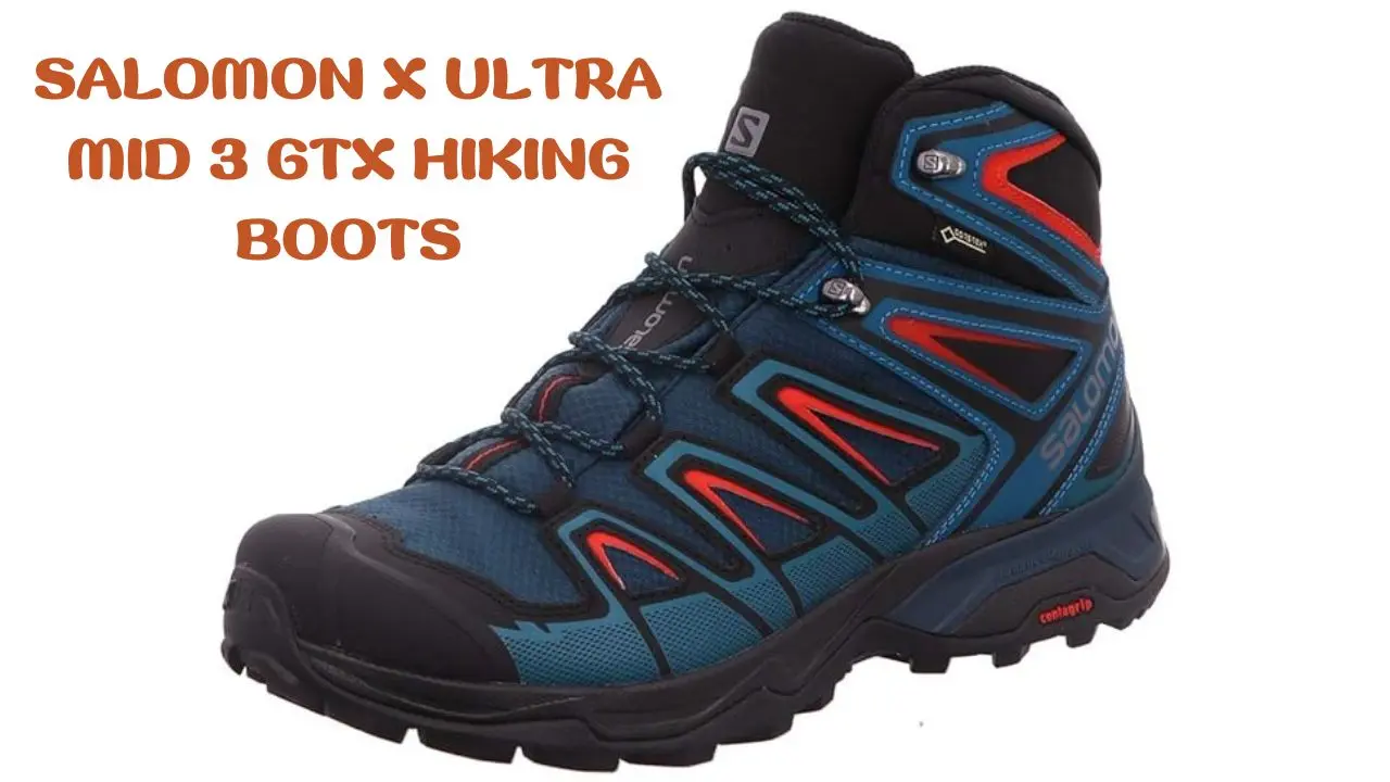 Salomon X Ultra Mid 3 GTX Hiking Boots - Best Hiking Boots for Flat Feet